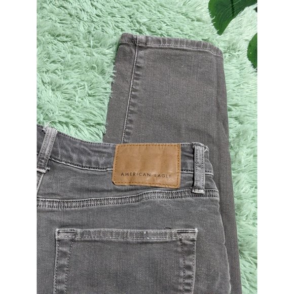 🍑American Eagle Next Level Flex Men’s Skinny Acid Wash Jeans (Size 30) 616 - Picture 6 of 7